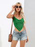 'Quilla' Crisscross Tie Back Knit Top - Celes Fashion